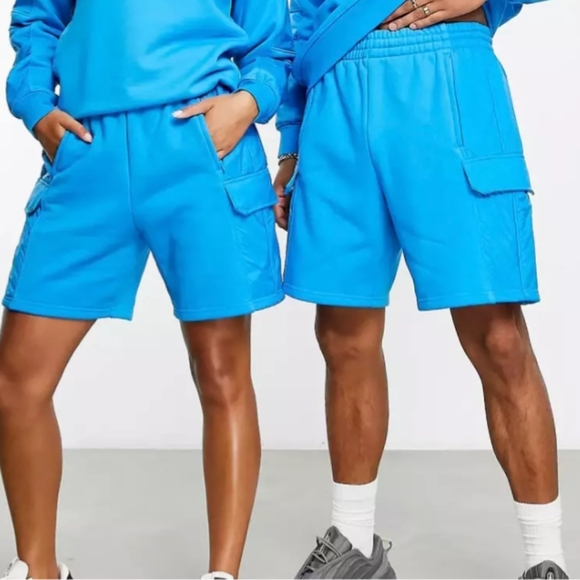 Adidas x Ivy Park Unisex Blue Shorts sz 2XS NWT - Picture 2 of 9